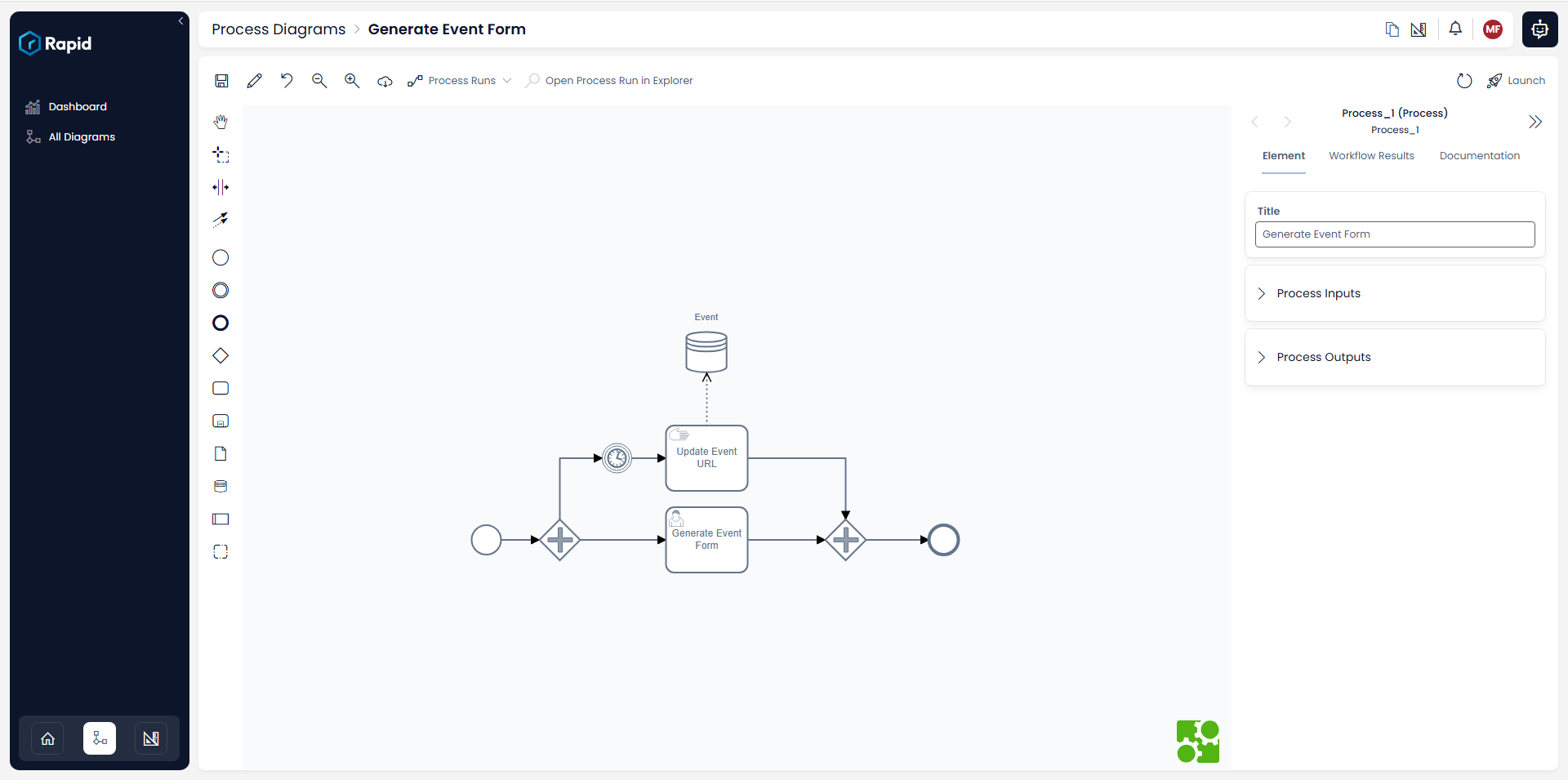 Process automating generation of sign up forms